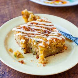 Banana Zucchini Pudding Cake