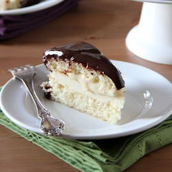 Boston Cream Pie Cheesecake