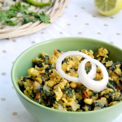 Palak Paneer Bhurji