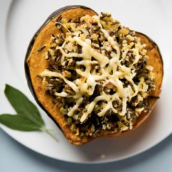 Baked Stuffed Acorn Squash
