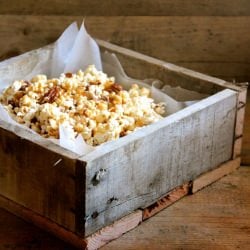 Salted Maple Pecan Caramel Corn
