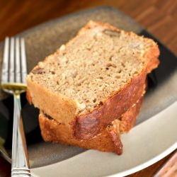Skinny Banana Bread Pound Cake