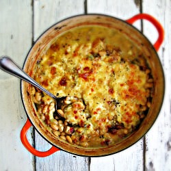 Braised White Beans & Leeks