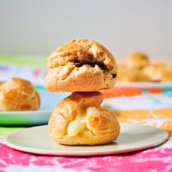 Vanilla & Choc Profiteroles