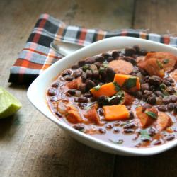Black Bean & Sweet Potato Soup