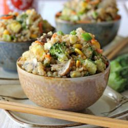 Quinoa Veggie “Fried Rice”