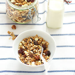 Three Chocolate Granola