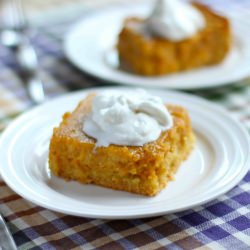 Pumpkin Gooey Butter Cakes