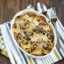 Stuffed Shells with Sausage and Spinach