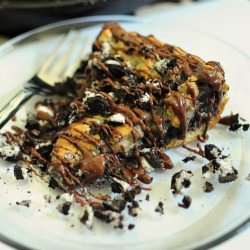 Nutella Oreo Cheesecake Cookie Pie
