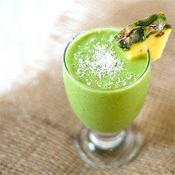 Piña Colada Green Monster Smoothie