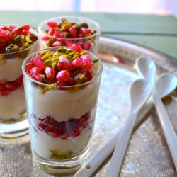 Rose Water Almond Milk Pudding