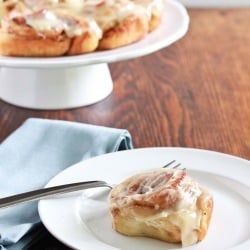 Cream Cheese Frosted Cinnamon Buns