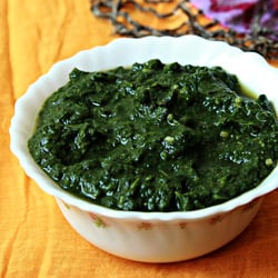 Mashed Spinach