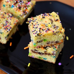 Cake Batter Blondies