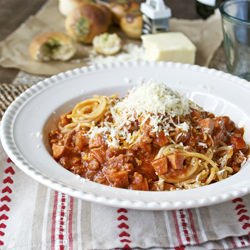 Filipino Style Spaghetti