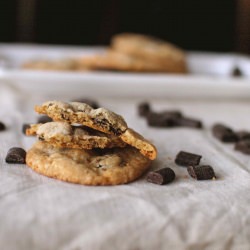Double Chocolate Macadamia Cookies