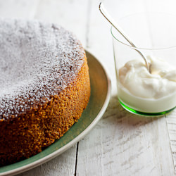 Apple & Polenta Cake
