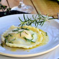 Ravioli with Egg Yolk