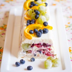 Frozen Lemon Cream Dessert
