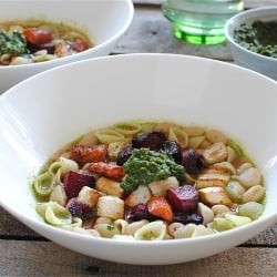 Roasted Vegetable Minestrone
