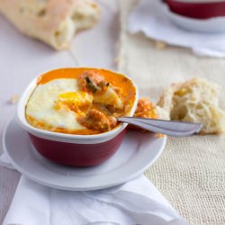 Baked Egg w/ Sausage