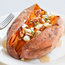 Loaded Baked Sweet Potatoes