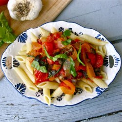 Penne with Garden Vegetables
