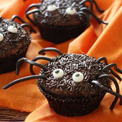 Spooky Spider Cupcakes