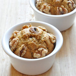 Banana Nut Muffins for two