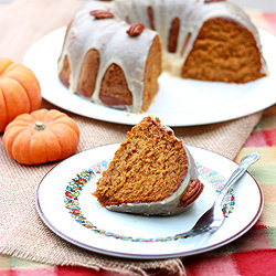 Pumpkin Pecan Cake