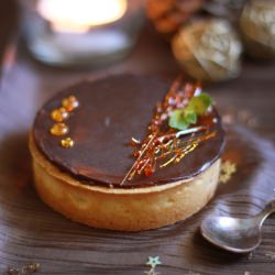 Toffee and Chocolate Pie