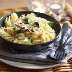 Eliche aux Coquillages, Pasta with Clams