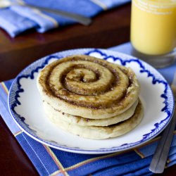 Cinnamon Bun Pancakes
