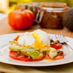 Poached Eggs w/ Avocados