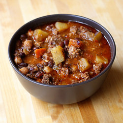 Sausage, Bean & Potato Soup