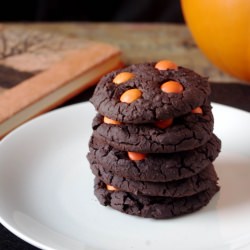 Soft Chocolate Halloween Cookies