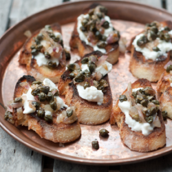 Caper Crostini
