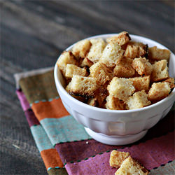 Homemade Sourdough Croutons