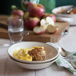 Apple Cake Pudding With Cinnamon