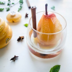 Spiced Poached Pears