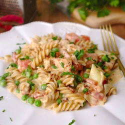 Alfredo with Bacon