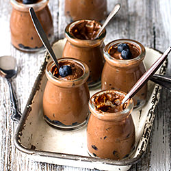 Chocolate & Blueberry Mousse