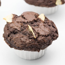 Chocolate Muffins with Chips