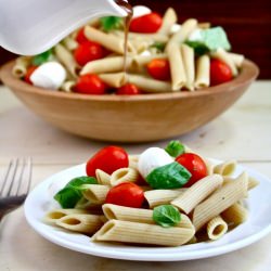 Whole Wheat Caprese Pasta Salad