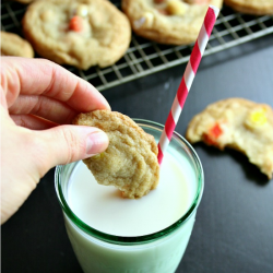 Halloween M&M Cookies