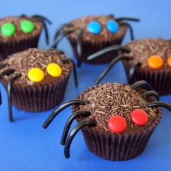 Halloween Spider Cupcakes