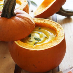 Roasted Pumpkin Sage Soup