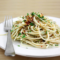 Pasta with Garlic Oil