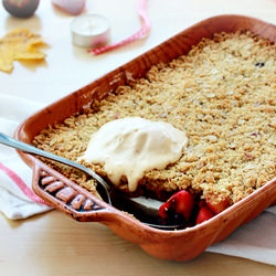 Apple And Mixed Berry Crumble